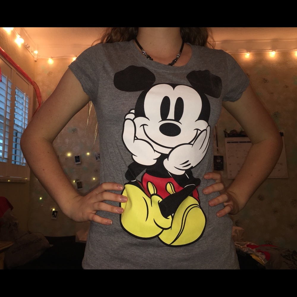 Youth mickey mouse top